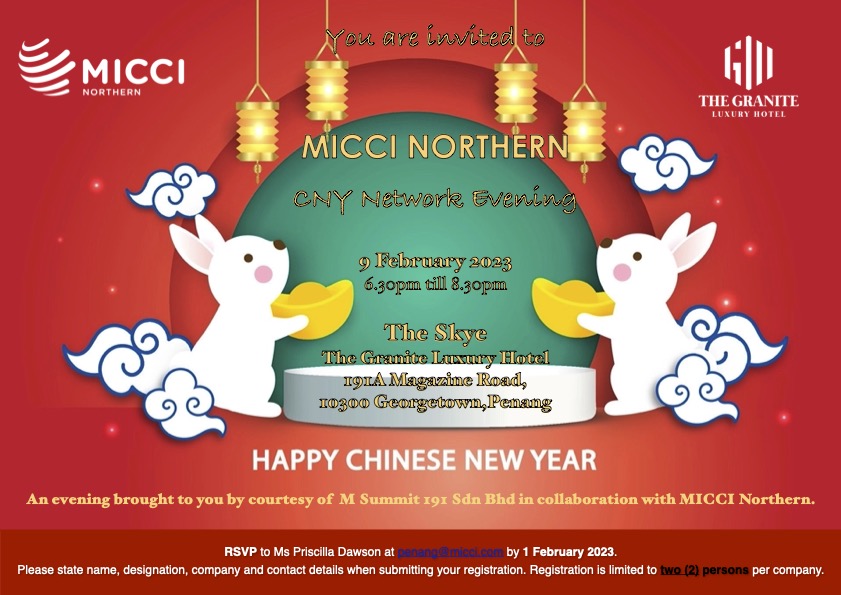 [MICCI Northern Event] CNY Networking Evening